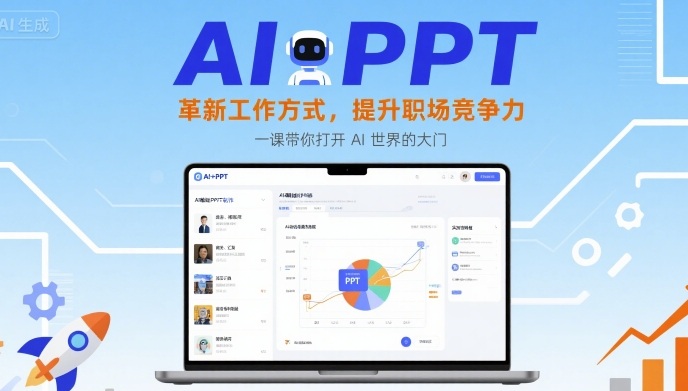 AI+PPT:革新工作方式,提升職場競爭力,一課帶你打開 AI 世界的大門