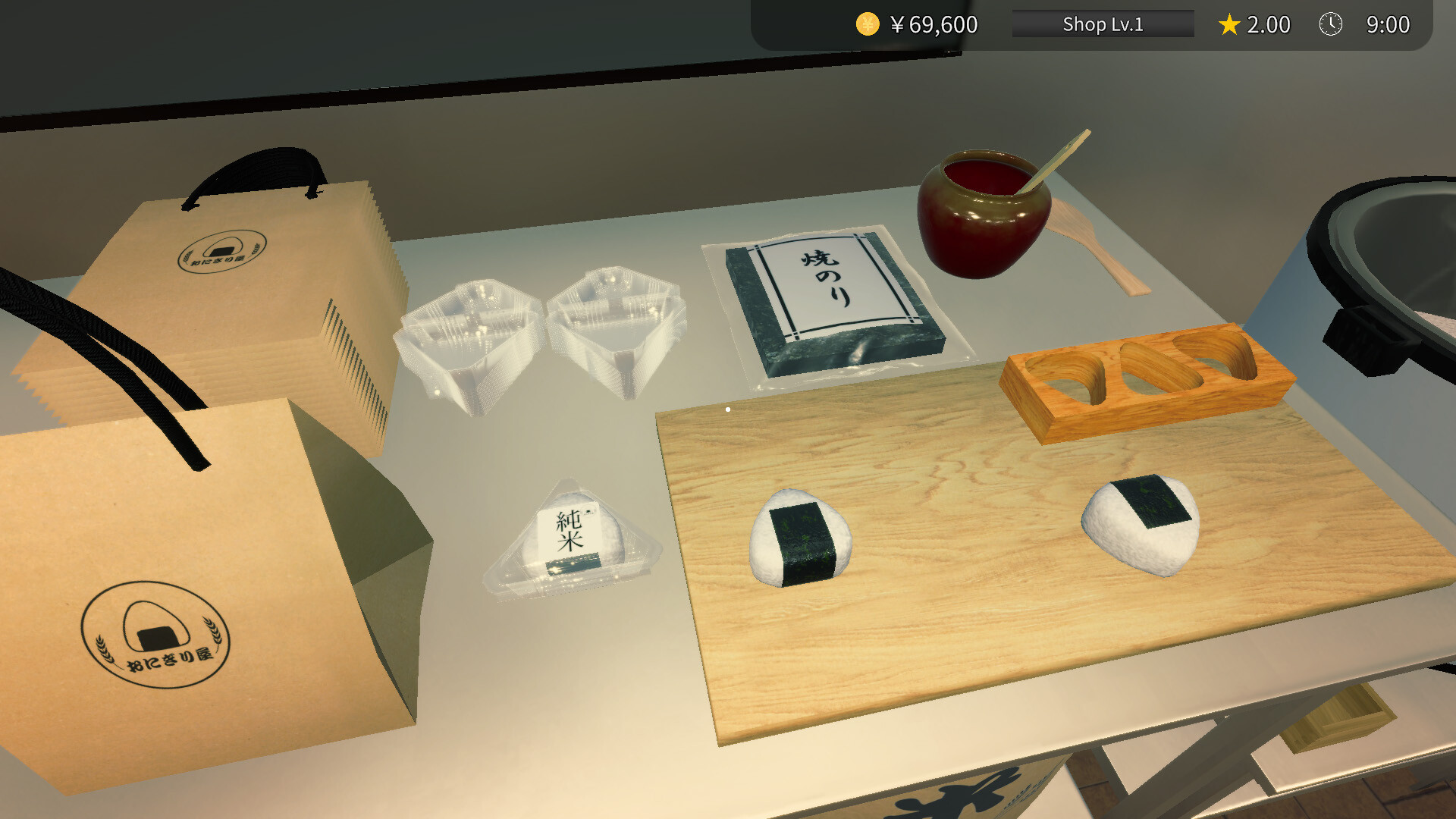 《飯團店模擬/Onigiri Shop Simulator》PC中文版下載-含v1.2.6