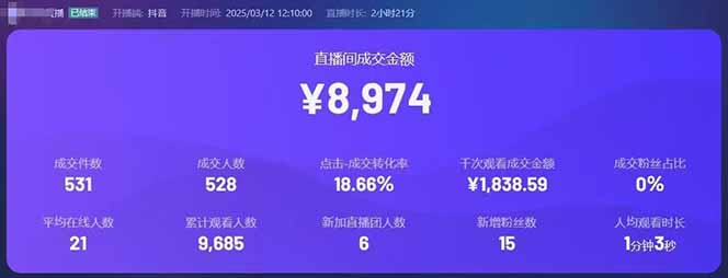 靠不露臉讀稿子直播，日入5000+，普通人直播帶貨的新風(fēng)口，抖音破價(jià)直...