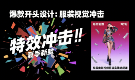 大墨老師·服裝類短視頻剪輯實戰速成課