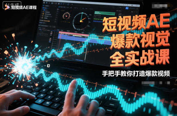 短視頻AE爆款視覺全實戰課,手把手教你打造爆款視頻