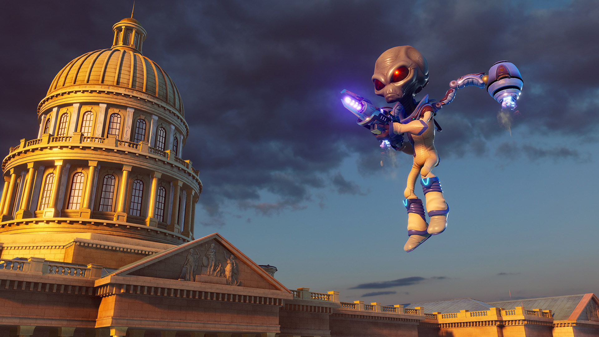 《毀滅全人類 Destroy All Humans!》Switch中文版NSP下載 – 含1.0.1補丁