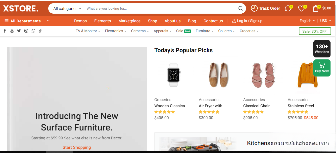 WordPress主題–Xstore v9.5.1 Woocommerce主題 破解版下載