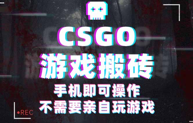 CSGO游戲掛機撿漏，單日掃貨500+，年底小高峰上車可吃肉，手機即可操作...