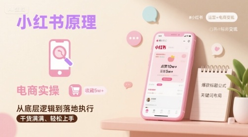 小紅書原理以及詳細實操流程，小紅書電商教程