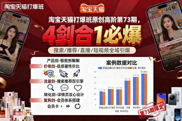 淘寶天貓打爆班原創(chuàng)高階第73期，4劍合1必爆