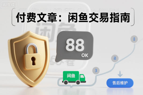 付費文章：閑魚交易指南，怎么才能降低被坑被馬扁的概率