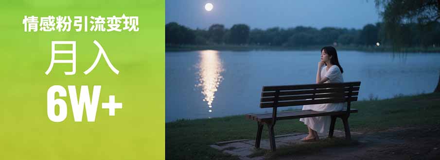情感粉引流變現實操課：單月變現6w+，情感粉引流變現實操課