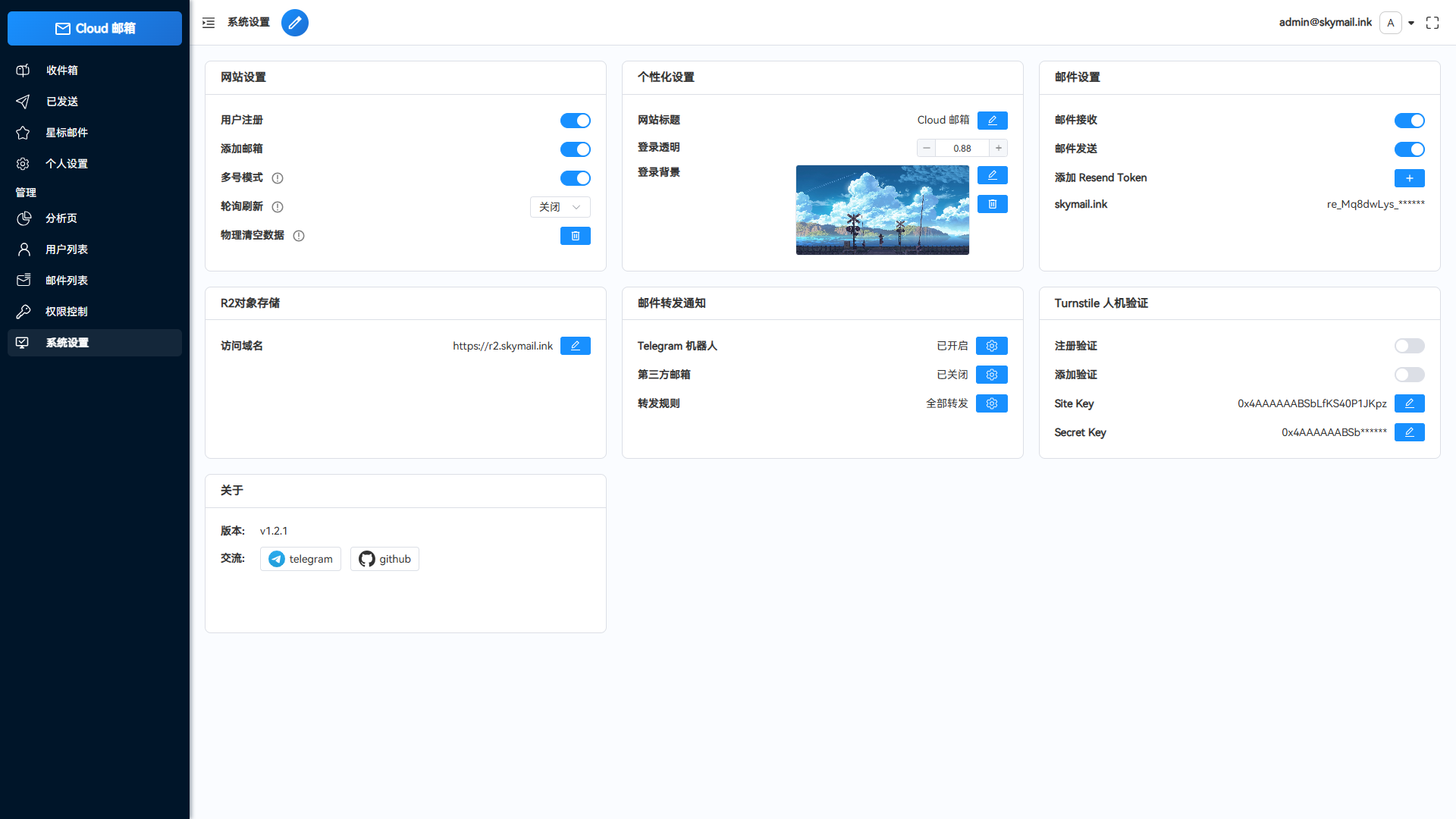Email郵箱服務(wù)系統(tǒng)源碼 支持郵件TG轉(zhuǎn)發(fā)