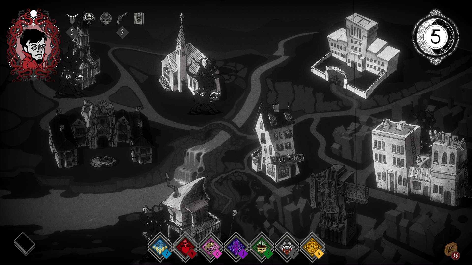 《Fhtagn!瘋狂的故事 Fhtagn! – Tales of the Creeping Madness》Switch英文版NSP下載 – 含1.0.1補丁