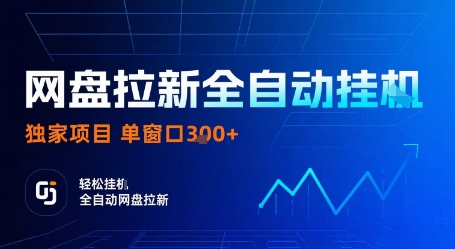 網盤拉新全自動掛G，獨家項目，全自動運行完成拉新做任務，單窗口3張+【揭秘】