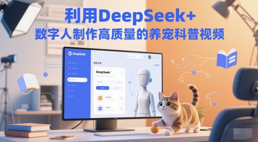 利用DeepSeek+數(shù)字人制作高質(zhì)量的養(yǎng)寵科普視頻