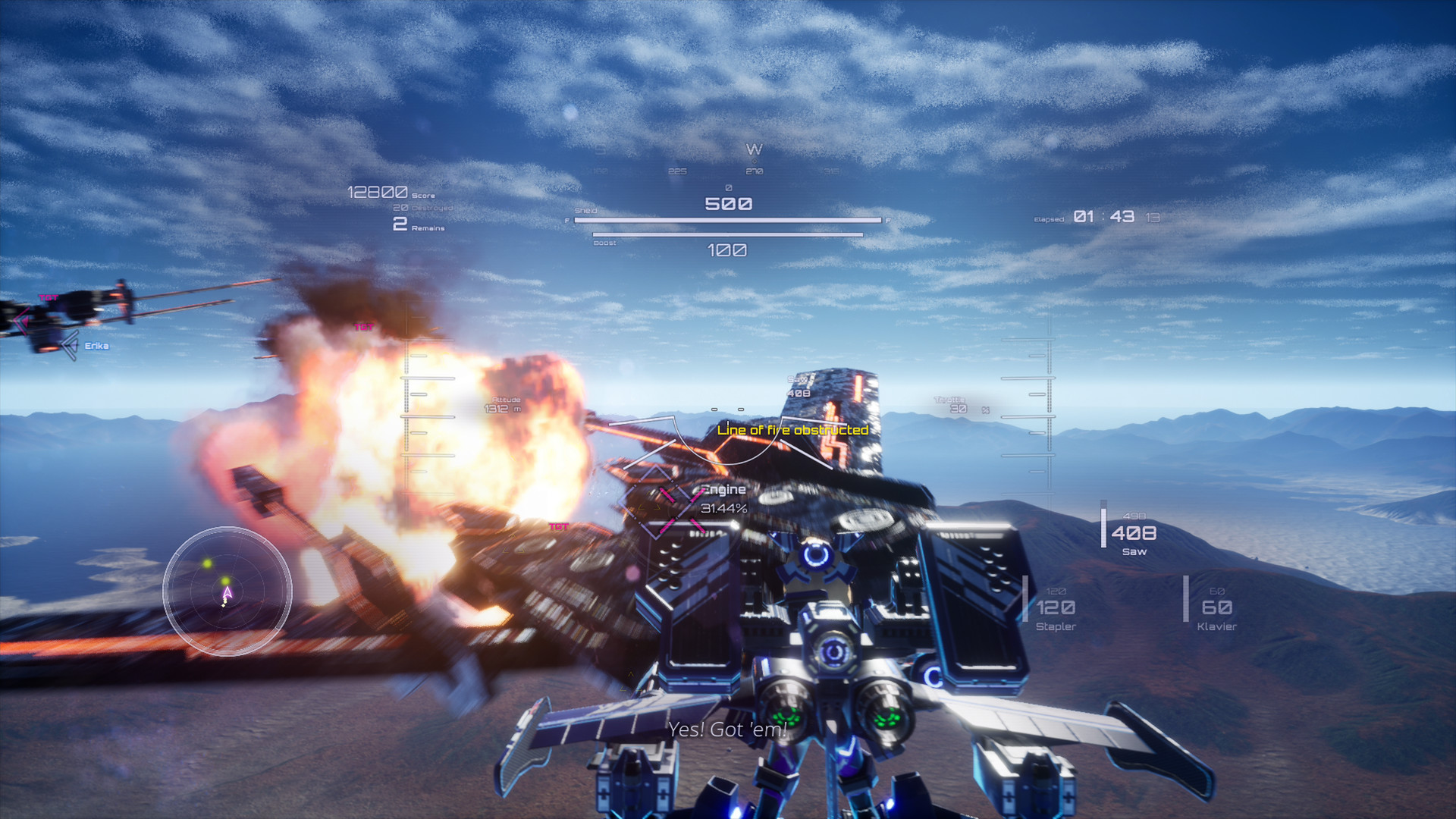 《鐵翼少女 Wing of darkness》Switch中文版XCI下載 – 含1.0.3補丁