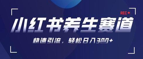 AI+可畫(huà)生成小紅書(shū)養(yǎng)生作品，新手暴力起號(hào)，矩陣操作，輕松日入3張+