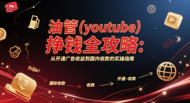 油管(youtube)掙錢全攻略：從開通廣告收益到國內收款的實操指南