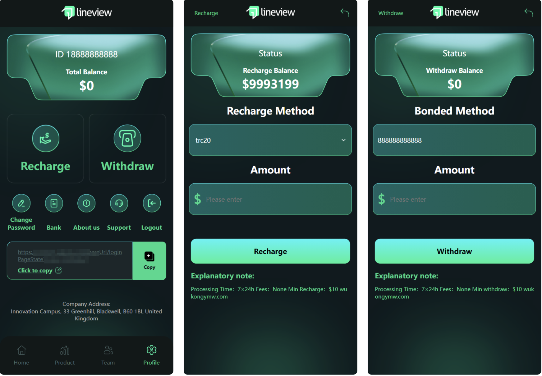 lineview海外汽車投資理財源碼/前端html+后端PHP