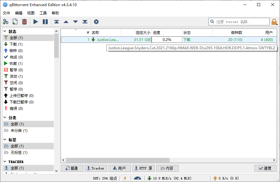 qBittorrent v5.1.0.10增強便攜版-趣奇資源網-第6張圖片 qBittorrent v5.1.0.10增強便攜版