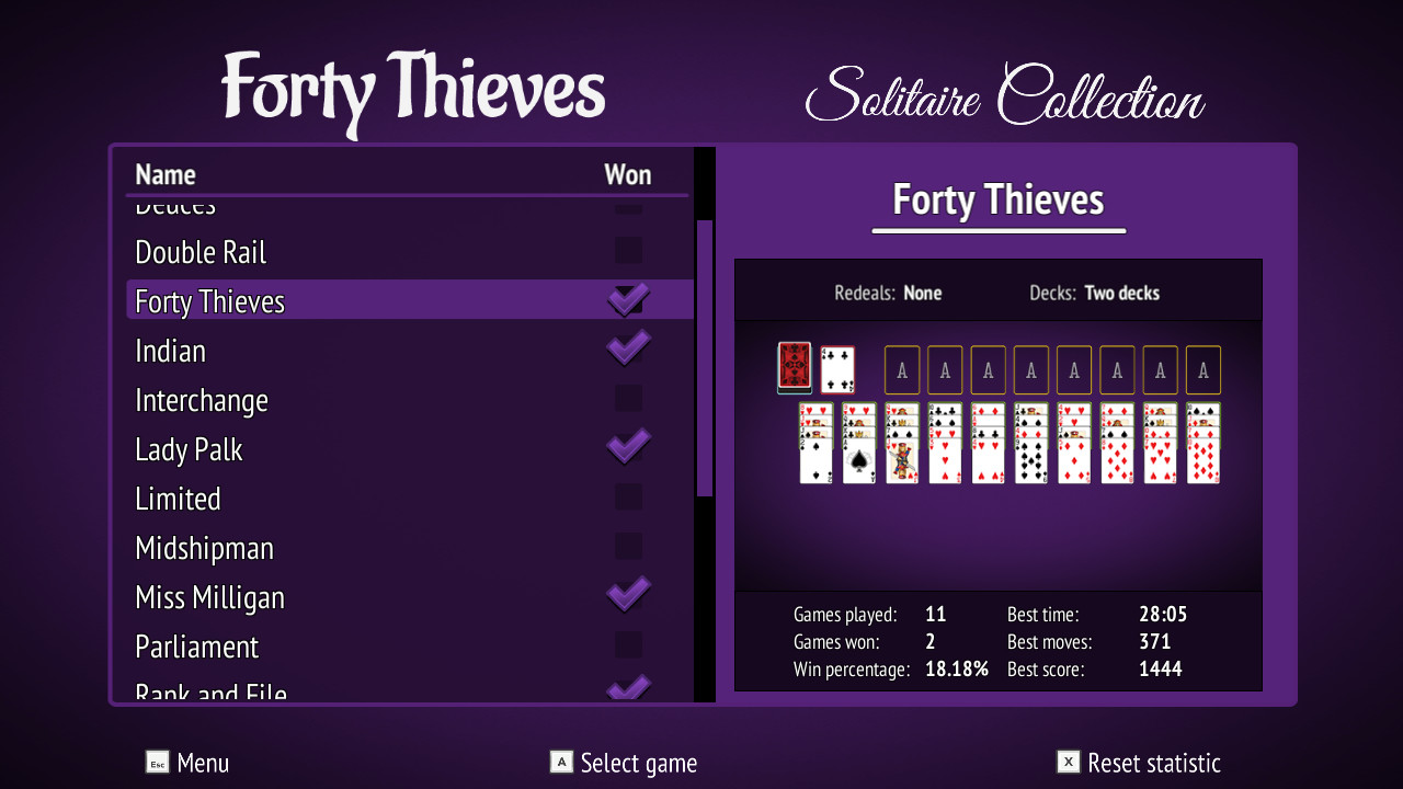 《四十大盜紙牌系列 Forty Thieves Solitaire Collection》Switch英文版NSP下載 – 含1.2補丁
