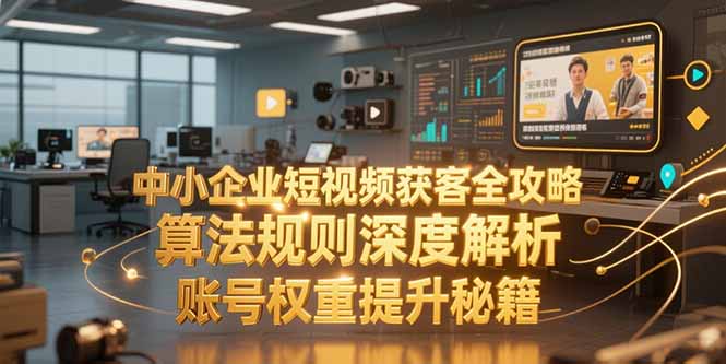 中小企業(yè)短視頻獲客全攻略，算法規(guī)則深度解析，賬號權(quán)重提升秘籍