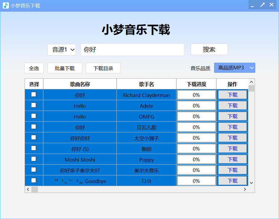 『高端精品』外面內部會員收費399+的全網音樂原創無損超清無線批量下載,免VIP一鍵下載『月卡軟件+使用教程』