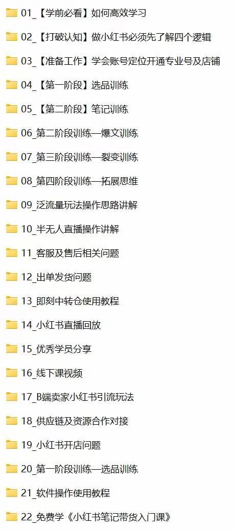 小紅書-筆記帶貨課【6月更新】流量 電商新機會 315節正課+64節隱藏課