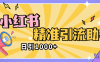 『高端精品』外面收費2398的小紅書精準私信助手，引流獲客軟件 防封版『引流助手+使用教程』