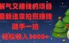 解氣又掙錢的項目，最新違章拍照掙錢，隨手一拍，輕松收入數張【揭秘】
