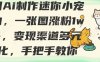 用AI制作迷你小寵物，一張圖漲粉1w+，變現(xiàn)渠道多元化，手把手教你