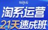 淘系運營21天速成班(更新25年4月)，0基礎輕松搞定淘系運營，不做假把式
