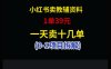 小紅書賣小學教輔資料，1單39，1天十幾單