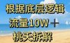 據底層邏輯，流量10W+，以安全知識科普為例