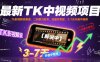 最新TK中視頻項目，Tk影視解說賽道，搬運二創暴力起號，流量非常猛，3-7天開通中視頻(更新)