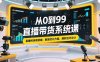 從0到99直播帶貨系統課，直播間場景搭建，數據優化方案，爆款話術設計