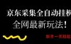京東采集全自動掛G項目，全網最新玩法新手一天輕松5張【揭秘】