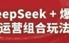 DeepSeek+爆品運(yùn)營組合玩法，2025淘系精品課