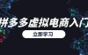 拼多多虛擬電商入門，精準(zhǔn)選品方法論，無貨源模式起盤技巧