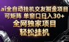 AI全自動聊天交友掘金項目，批量可矩陣，單窗口收益輕松30+【揭秘】