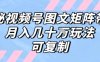 解密視頻號圖文矩陣帶貨，月入幾個(gè)W的打法，可復(fù)制